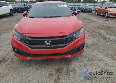 2021 Honda Civic Sport из США, поврежденный, VIN 2HGFC2F82MH556341
